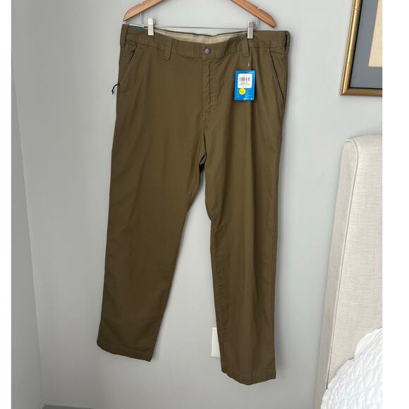NWT Columbia Flex Roc Pants UPF Gorpcore Outdoors Hiking Pockets Straight 40x34 - Picture 1 of 15